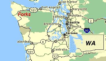 Map Of Forks Washington - Billy Cherish