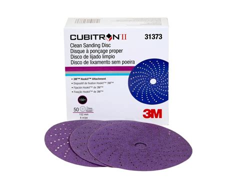 3m Hookit Cubitron Ii Clean Sanding Disco De Velcro 31371 Óxido De