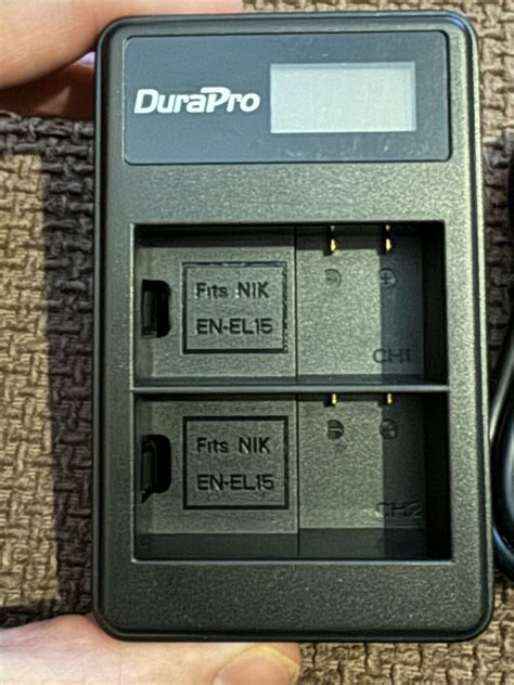 Durapro Rapid Lcd Dual Usb Charger For Nikon En El Nikon V D