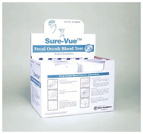 Fisher Healthcare Sure Vue Fecal Occult Blood Slide Test Systemblood