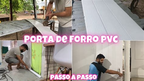 Como Fazer Porta De Correr De Pvc - COMO FAZER PORTA DE CORRER DE FORRO PVC SEM GASTAR NADA - YouTube