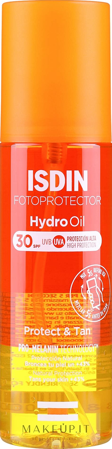 Isdin Fotoprotector Hydro Oil SPF 30 Olio Solare Bifasico Per Corpo