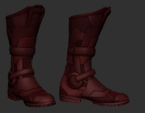 Artstation Superhero Boots 1 Resources