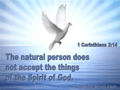 1 Corinthians 214 But A Natural Man Does Not Accept The Things Of The