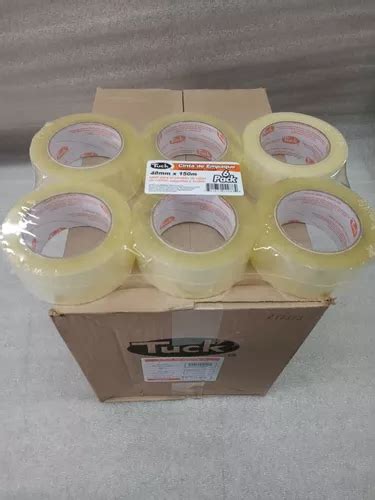 72 Cintas Transparente Tuk L 182 48 Mm X 150 Metros Envío gratis