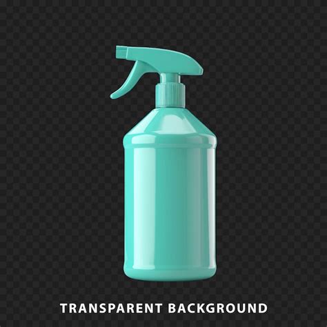 Premium PSD 3d Render Hand Sanitizer Isolated On Transparent Background