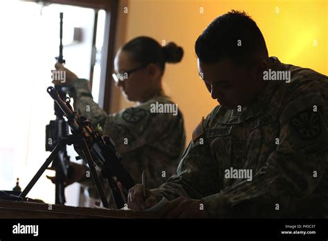 Arizona Army National Guard Sgt Rachel H Mick And Sgt Michael