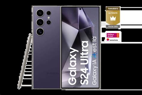 Samsung Galaxy S24 Ultra 5G 256 Go Titanium Violet Livré demain