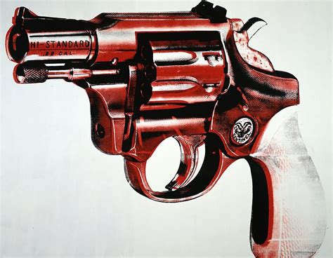 Andy Warhol Gun Paintings Exhibitions Richard Gray Gallery