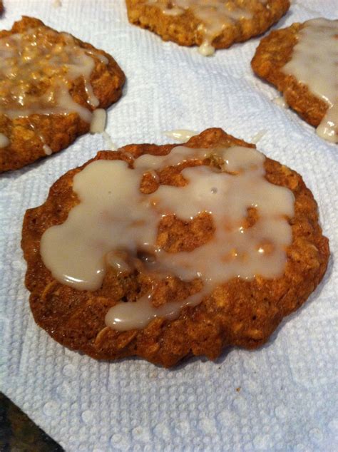 The Hidden Pantry Iced Oatmeal Applesauce Cookies