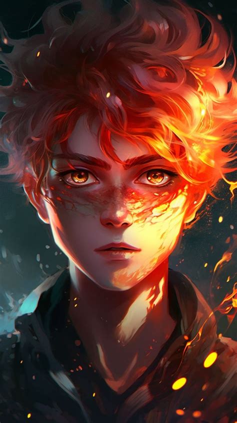 Pin By Kaizan On Connor 🔥 Red Hair Anime Guy Anime Red Hair Red