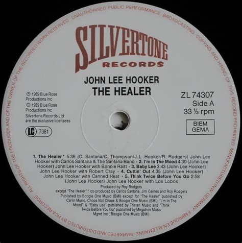 John Lee Hooker ‎– The Healer - VINYL PUSSYCAT RECORDS