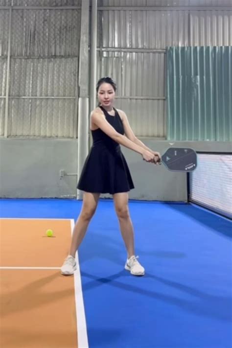 Gia Nhập Pickleball Muộn Hot Girl Trâm Anh để Lại điểm Nhấn