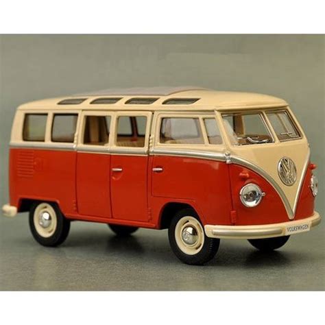 124 Scale Classic Volkswagenvw Bus Toy Model On Only