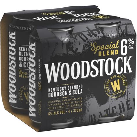 Woodstock Bourbon And Cola 6 Can 375ml 4 Pack Web Browser Support