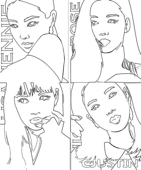 Blackpink Coloring Page