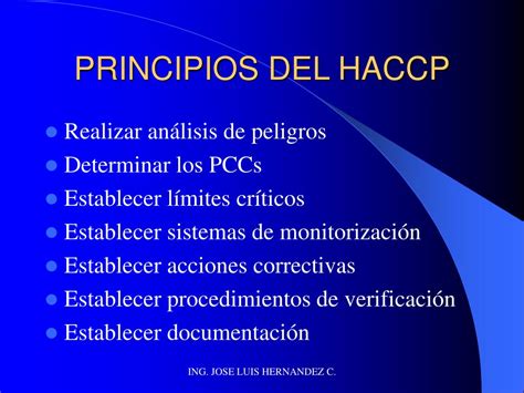 Ppt Aplicaci N Del Sistema Haccp Powerpoint Presentation Free