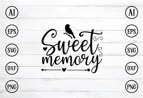 Sweet Memory Graphic By Bdbgraphics · Creative Fabrica