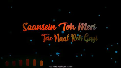 Tooty Khaab By Armaan Malik Text Colour Whatsapp Status 2019 Youtube