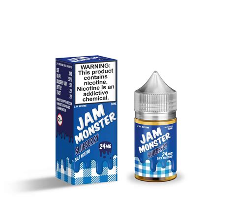 Jam Monster Synthetic Salt Blueberry Jam 30ml Jam Monster Jam