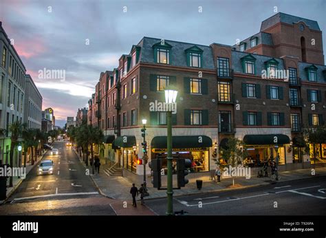 Downtown In Historic Charleston South Carolina Stock Photo Alamy