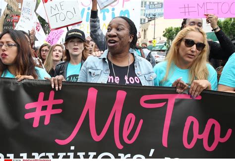 Me Too Hollywood March Takes A Stand Against Sexual Abuse