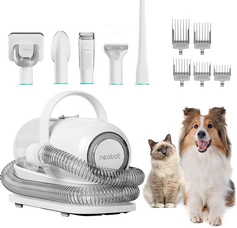 Neabot P Pro Pet Grooming Kit Vacuum Suction Pet Hair