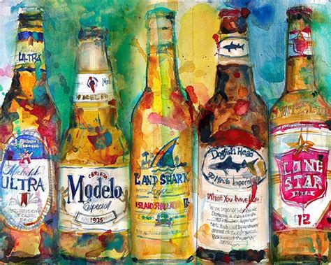 Michelob, Modelo, Landshark, Dogfish Head, Lone Star by Dorrie Rifkin ...