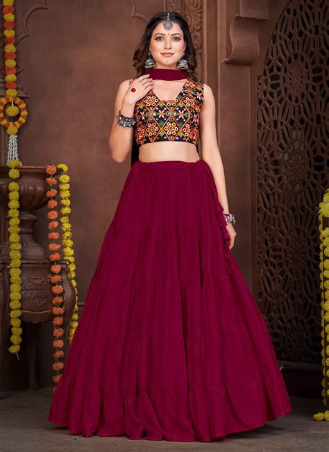 Shop Embroidered Trendy Lehenga Choli Online 265073 Lehenga Choli