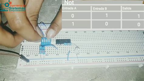 Compuertas L Gicas En Protoboard Circuito Youtube