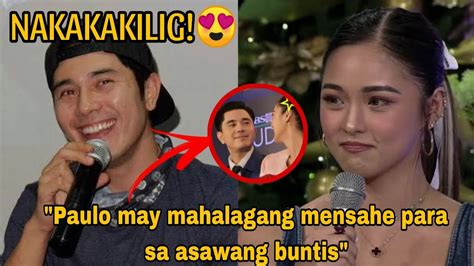 Wow PAULO Avelino May Mahalagang MENSAHE Para Kay KIM Chiu YouTube