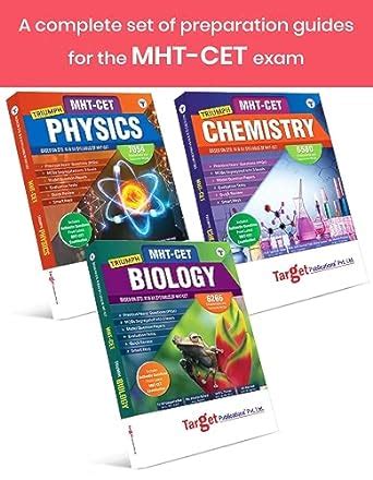 MHT CET Triumph Physics Chemistry And Biology PCB Books For Pharmacy