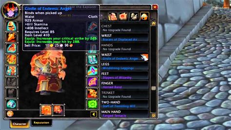 Wow Gear Upgrade Finder Addon Guide Quest Reward Advisor Youtube