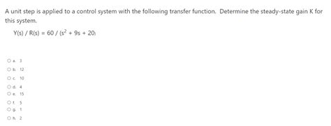 Solved Determine The Phase Margin Pm Of A Unity Gain Chegg