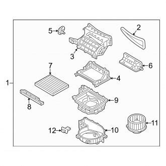 2014 Hyundai Elantra OEM A C Heating Parts Systems CARiD