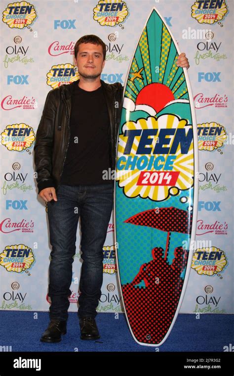 Los Angeles Aug 10 Josh Hutcherson At The 2014 Teen Choice Awards