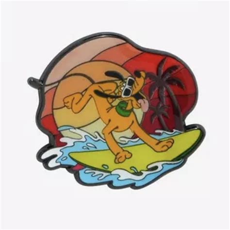 Pluto Hot Topic Mickey Mouse And Friends Sunset Blind Box Loungefly Disney Pin