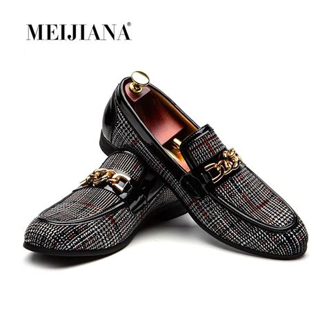 Meijiana New Slip On Loafers Men Leather Men Casual Shoes Fashion