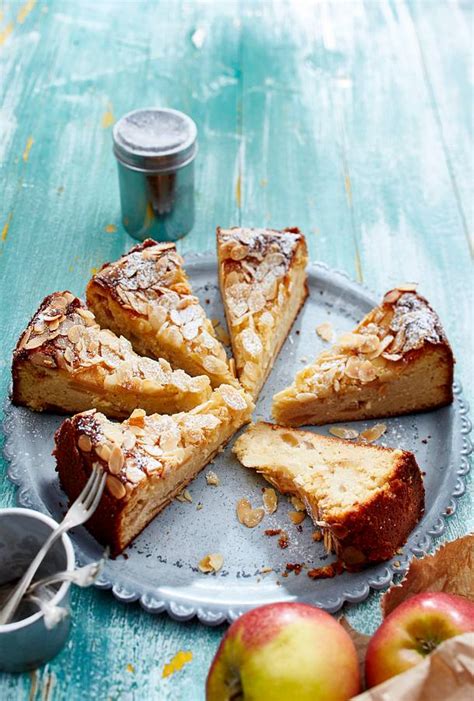 Ricotta Mandel Kuchen Mit Apfel Rezept Lecker