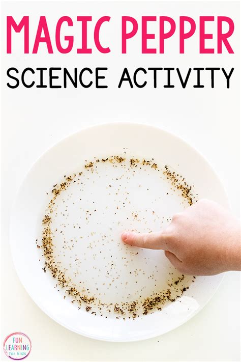 Pepper and Soap Science Experiment for Kids