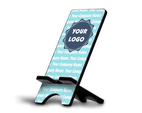 Logo & Company Name Cell Phone Stand (Large) (Personalized) - YouCustomizeIt