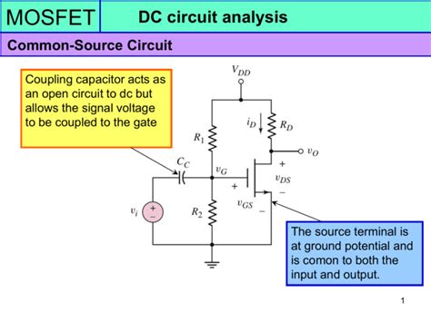 DC circuit analysis