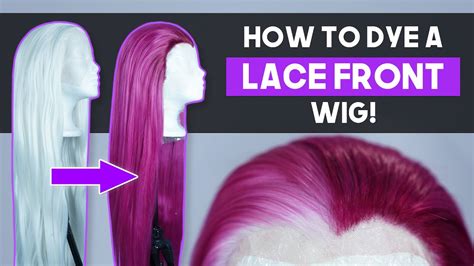 How To Dye A Lace Front Wig WITHOUT Dying The Lace Cosplay Wig