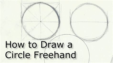 How To Draw A Circle Freehand Youtube