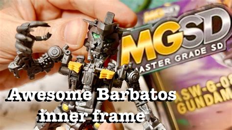 Mgsd Gundam Barbatos Inner Frame Review Youtube