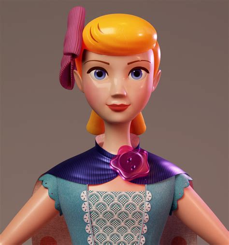 Artstation Bo Peep Toy Story Fan Art 3d Model