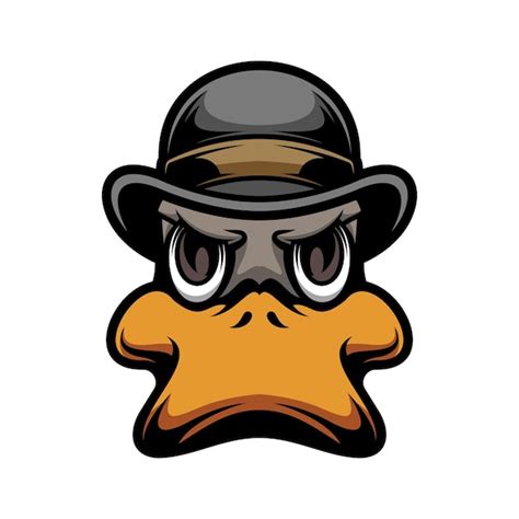 Premium Vector Duck Mascot Logo Design