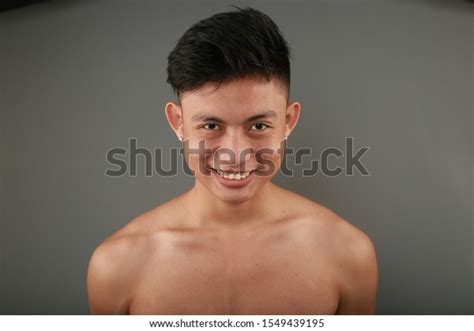 Shirtless Asian Man Face Reactions Stock Photo 1549439195 Shutterstock