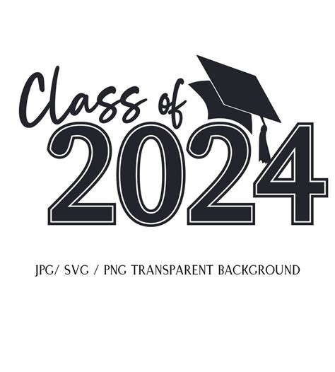 Graduation Senior 2024 Svg Class Of 2024 Svg Graduate Png Clip Art Senior 2024 Class Of 2024 Svg