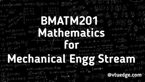 First Year Mechanical Stream Notes VTU Edge